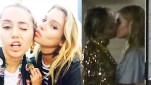 Miley Cyrus: Makin’ Out with Hot Victoria’s Secret Model (PHOTO/VIDEO)